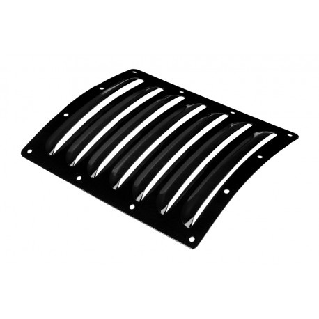 GRILLE DE VENTILATION / REFROIDISSEMENT POUR CAPOT 12x10cm NOIRE