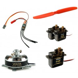 Eco Set équipement pour Backyard 200gr (motorisation, servos...)