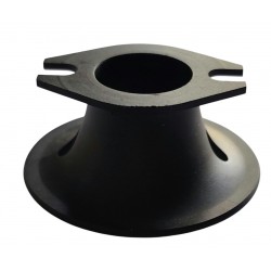CORNET D'ADMISSION ALU ANODISE NOIR (VELOCITY STACK) 30-80CC
