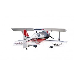 MAMBA 60E BIPLAN PNP + AURA 8 ROUGE ET NOIR PREMIER AIRCRAFT