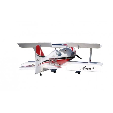 MAMBA 60E BIPLAN PNP + AURA 8 ROUGE ET NOIR PREMIER AIRCRAFT