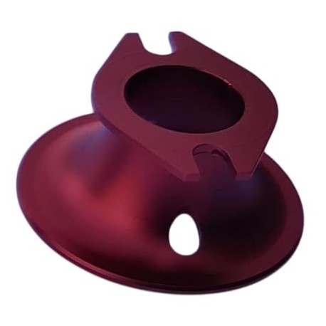 CORNET D'ADMISSION ALU ANODISE ROUGE (VELOCITY STACK) 30-80CC