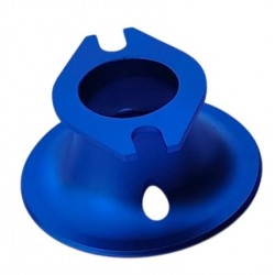 CORNET D'ADMISSION ALU ANODISE BLEU (VELOCITY STACK) 30-80CC