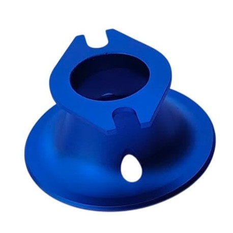 CORNET D'ADMISSION ALU ANODISE BLEU (VELOCITY STACK) 30-80CC