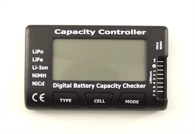 Testeur de capacité de batterie 2-7S écran LCD