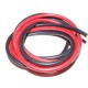 FIL SILICONE 20 AWG / 0.5mm²  ROUGE+NOIR 2X1M