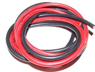 Câble électrique Silicone 10 AWG (5,26mm²) - 2 Fils De 10 Mètres - Marque MMOBIEL - Neuf