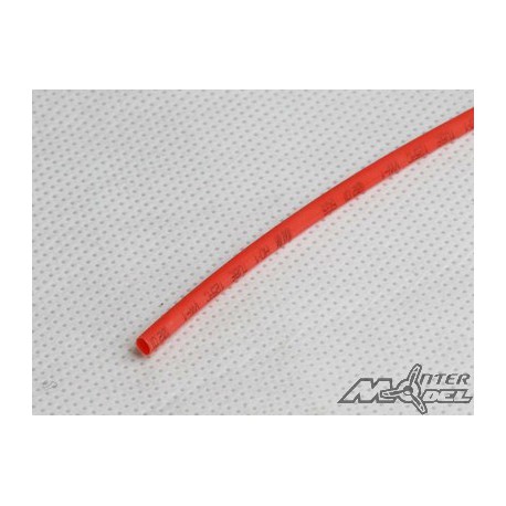 Gaine thermorétractable 5mm rouge 1M